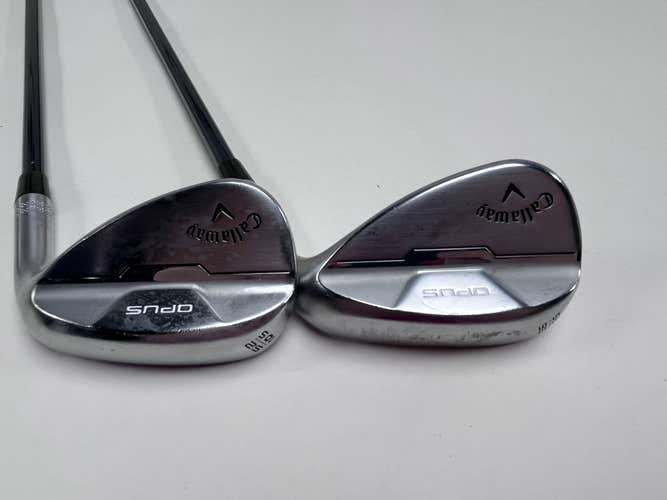 Callaway Opus Brushed Chrome Wedge Set 52* 10 56* 12 Recoil HDX Wedge Womens RH