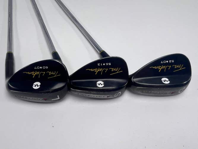 Adams Tom Watson PVD Wedge Set 52* 7 56* 13 60* 7 Performance Lite Steel Mens RH