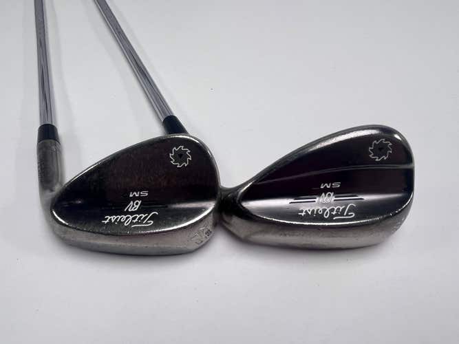 Titleist Vokey SM7 Tour Chrome Wedge Set 54* 8 58* 8 OBAN CT-100 Stiff Steel RH