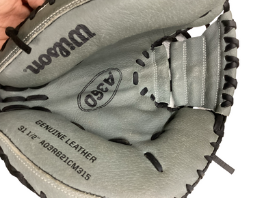 Used Wilson A360 BB/SB Catchers RH Throw Grey 31 1/2" 11613-S000179199