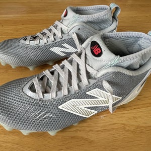 New Balance FreezeLX Feeze v5 Men's Size M 8.5 (W 10/EU 42) Mid Top Cleats - Gray (Used)
