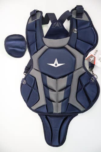 All-Star System7 Axis NOCSAE Baseball Catcher's Chest Protector Age 12- 16 NEW