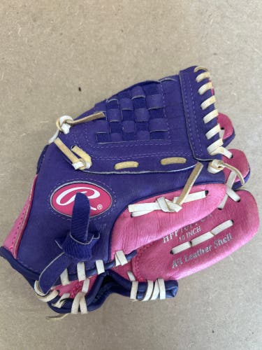Rawlings Highlight Series RH Baseball Glove 10" (Used) Pink/Purple