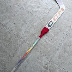 Senior CCM XF Pro Regular Goalie Stick 23" Paddle (Used) with trigger grip