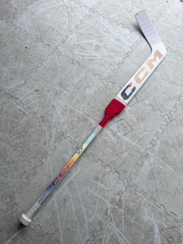 Senior CCM XF Pro Regular Goalie Stick 23" Paddle (Used) with trigger grip