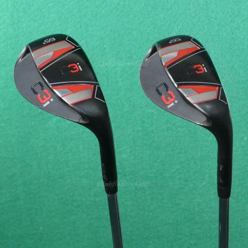 C3i Glide Sole 59 Lob & 65 Flop Wedges Factory Stepped Steel Wedge SET OF 2