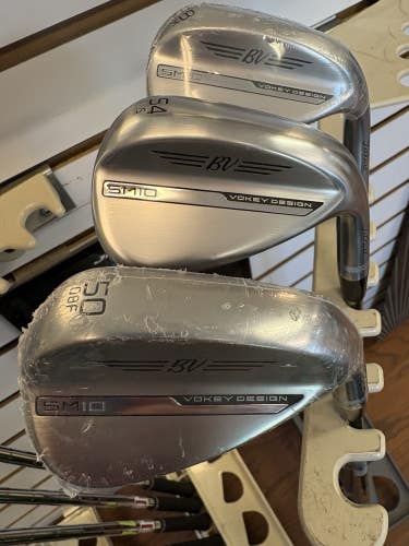 New Titleist SM 10 Wedge Set 50 , 54 , 58 Tour Chrome