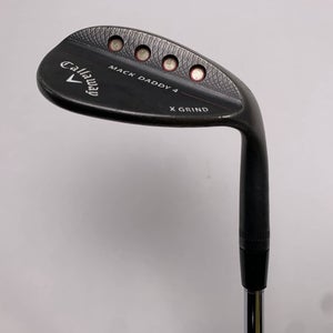 Callaway Mack Daddy 4 Black Lob Wedge LW 58* 12X DGS200 Tour Issue Stiff  RH