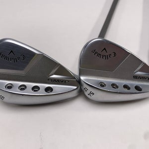 Callaway Jaws Raw Full Toe Chrome Wedge Set 54* 12 58* 10 Catalyst Wedge LH