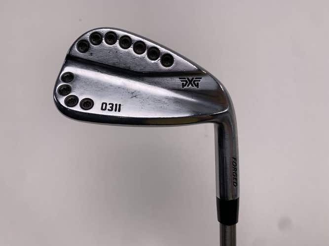 PXG 0311 Chrome Single 8 Iron AeroTech SteelFiber i70 Regular Graphite Mens RH