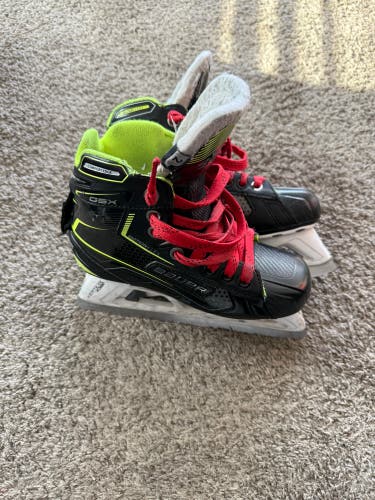 2021 Bauer GSX Hockey Goalie Skates Regular Width Size 2 (Used)