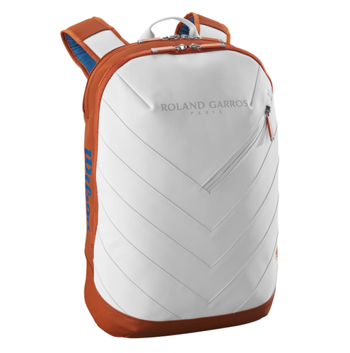 Wilson Roland Garros Super Tour Tennis Backpack for 2 Racket Bag Clay/White/Navy (New)