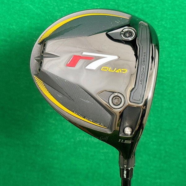 TaylorMade r7 Quad Mini 11.5 Driver Fujikura Speeder MD 5-R Regular w/ HC