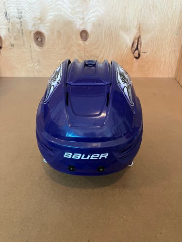 Small Bauer Re-Akt85 Niagara University Purple Eagles Helmet (Used)