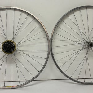 Mavic M 192 7-Speed 32-Spoke Silver Aluminum 700C Wheelset Shimano RSX Hubs