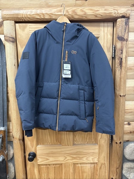 Outdoor Research Snowcrew Down Winter Jacket Atlantic Mens Size Medium NEW!!