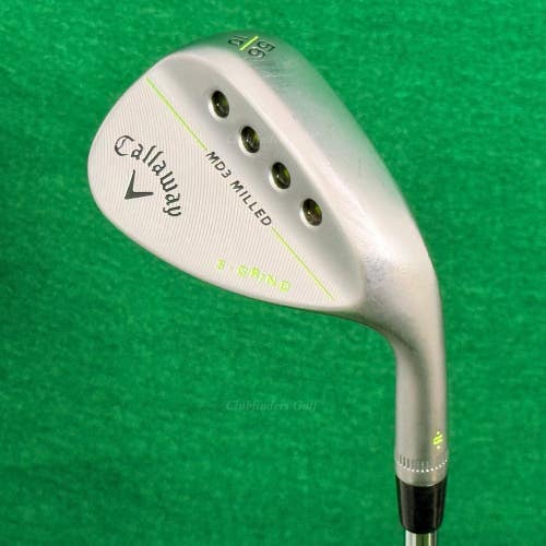 Callaway MD3 Milled Chrome 56-10S 56Sand Wedge Dynamic Gold Steel Wedge Flex