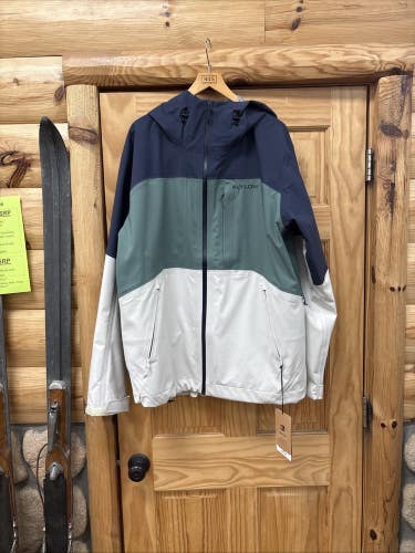 Flylow Malone Jacket SIZE XL Mens Night Grove/marble 24/25 NEW
