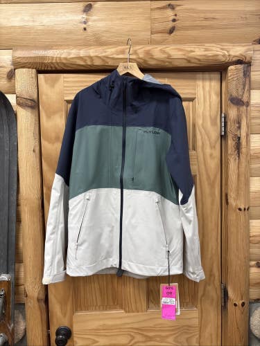 Flylow Malone Jacket SIZE MEDIUM Mens Night Grove/marble 24/25 NEW