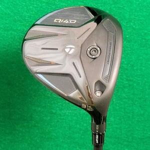 TaylorMade Qi4D 16.5 Fairway Wood 3HL Mitsubishi REAX Silver 65 Stiff w/ HC