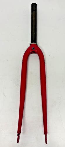 Fairdale Bicycle Company Red CrMo 700C Road Fork 205mm 1-1/8" Threadless Steerer