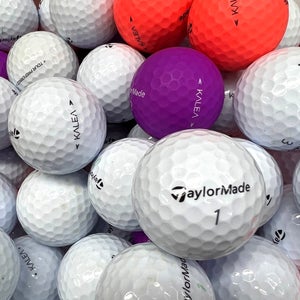 15 Premium AAA Taylormade Kalea Used Golf Balls with assorted Color