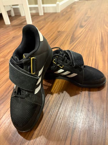 Black Unisex Size M 6.0 (W 7.0) Adult Adidas Shoes (Used)