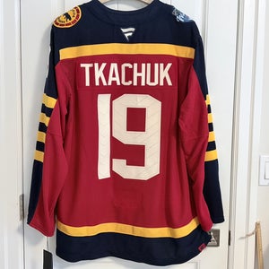 BNWT Authentic Fanatics Florida Panthers 2026 Winter Classic Tkachuk Jersey 60