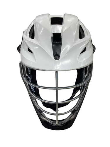 Used Cascade S Lacrosse Helmet White Fits all 11613-S000176840