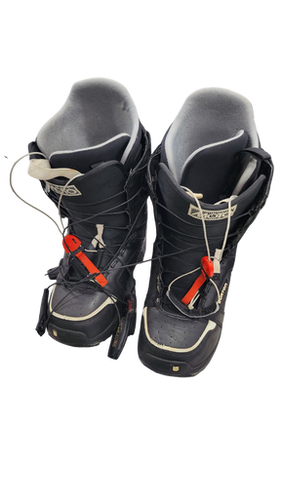 Used Burton MOTO Mens Snowboard Boots Black Senior 9.5 11613-S000174373