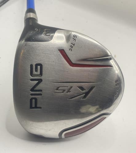PING K15 SF Tec Fairway 3-Wood 15 Oban Devotion 5 04 Stiff 55 gram Graphite