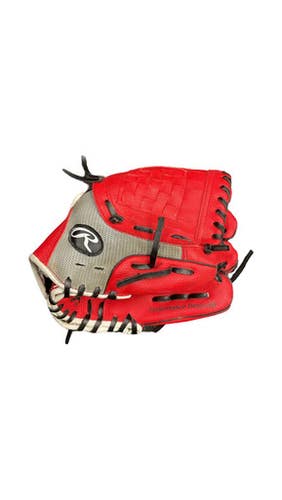 Used Rawlings PLAYER SERIES BB/SB Glove T-ball Red 11" 11859-S000029597