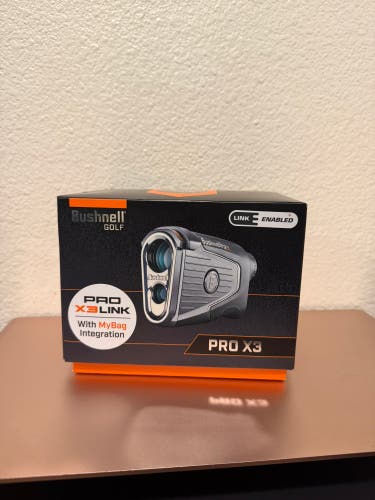 Bushnell PRO X3 Link Golf Rangefinder like new just open Box.