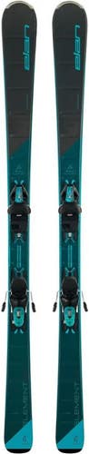 NEW ELAN ELEMENT BLACK SKIS SIZE 168 CM WITH ELAN BINDINGS $699