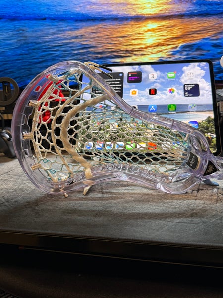 ECD Clear Ion Fresh Stringing Head w/ Hero 3.0 Carolina blue Striker mesh (New)