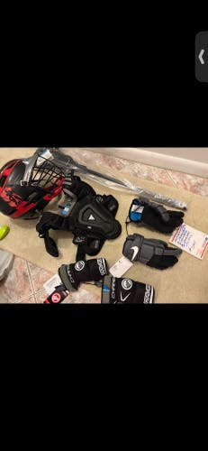 Youth Starter kit , lacrosse equipment meets nocsae youth medium