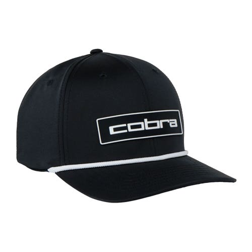 NEW 2026 Cobra Tour Tech Rope Black Adjustable Snapback Golf Hat/Cap