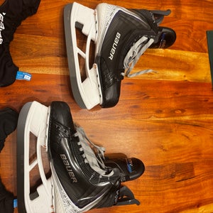 Black/White 2025 Bauer Vapor Flylite Hockey Skates 9 (Used)