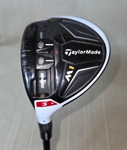 TaylorMade M1 3-Wood Fairway Wood Stiff Flex 15° Graphite Pro 70 LH