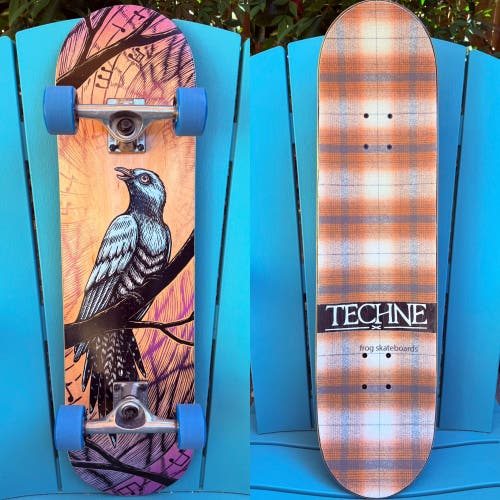Techne Skateboards - Dylan Goldberger “Sing” Complete Skateboard - Tensor Trucks