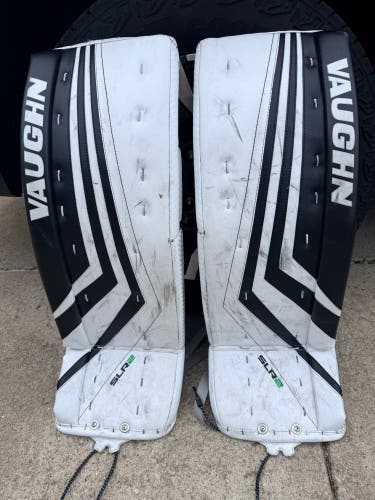 32" Vaughn Ventus SLR2 Pro Goalie Leg Pads Pro Stock (Used)