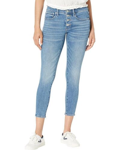 Lucky Brand Ava Record Deal Jeans Womens 18/34 Blue Denim Mid-Rise Skinny ERK701