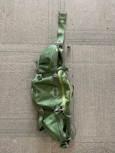 Used Osprey SAVU 5 LUMBAR PACK Backpack Green 11614-S000233376