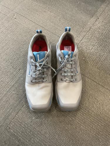 Used Sqairz Mens Golf Shoes Grey Senior 11.5 11614-S000233328