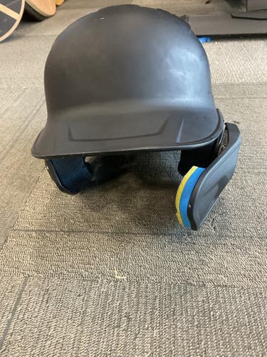 Used Rawlings IMPAX HELMET W/ FLAP Batting Helmet w/Mask Black Fits all 11614-S000233450