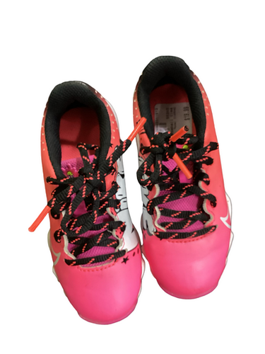 Used Nike DIAMOND BB/SB Cleats Pink Youth 10.0 11613-S000179221