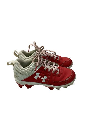 Used Under Armour UNDER AMOUR BB CLEATS BB/SB Cleats Red Youth 12.0 11347-S000266165
