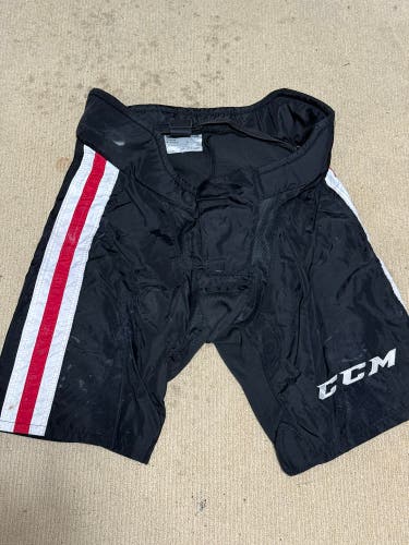 Chicago Blackhawks Black Medium CCM PP90 Pant Shell Pro Stock (Used)
