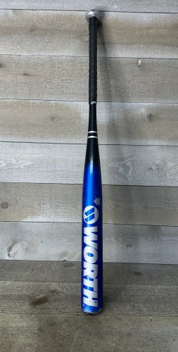 Worth Insanity Softball Bat 34" 28Oz SBWR 2 1/4" Alloy Adult Blue