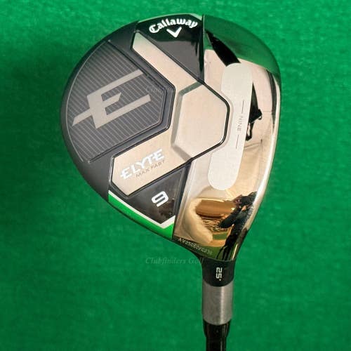 Callaway ELYTE Max Fast 25 Fairway Wood 9 Mitsubishi Kuro Kage 70FW Stiff w/ HC